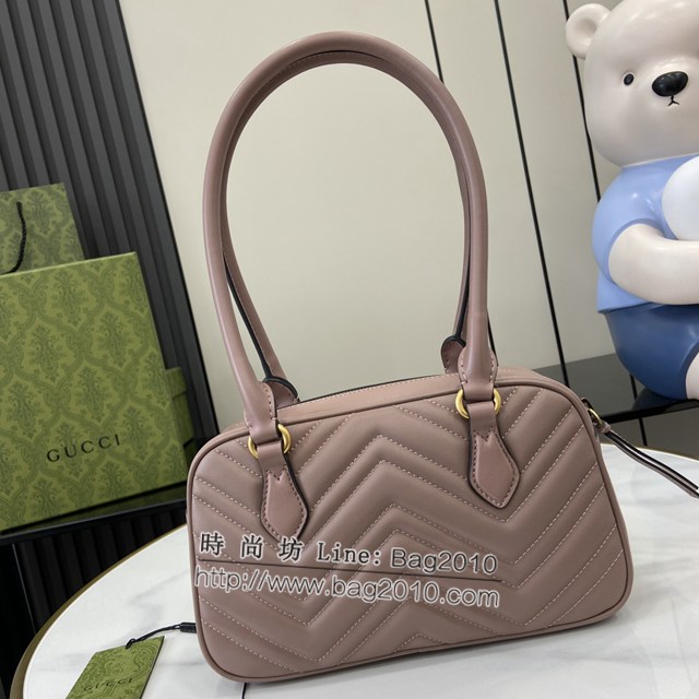 Gucci專櫃古馳最新款MARMONT小號手提包小頂柄包 jh2269型號：795199